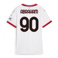 Dres AC Milan Tammy Abraham #90 Preč pre Ženy 2024-25 Krátky Rukáv